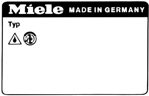 MIELE T 1570 C - Specimen: - 1