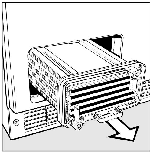 MIELE T 1570 C - Cleaning the heat exchanger - 4