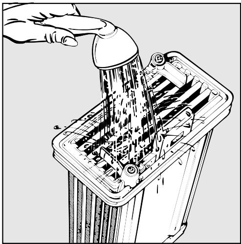 MIELE T 1570 C - Cleaning the heat exchanger - 6