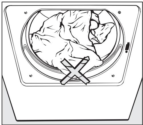 MIELE T 8012 C - Turn on the dryer and load the laundry - 3