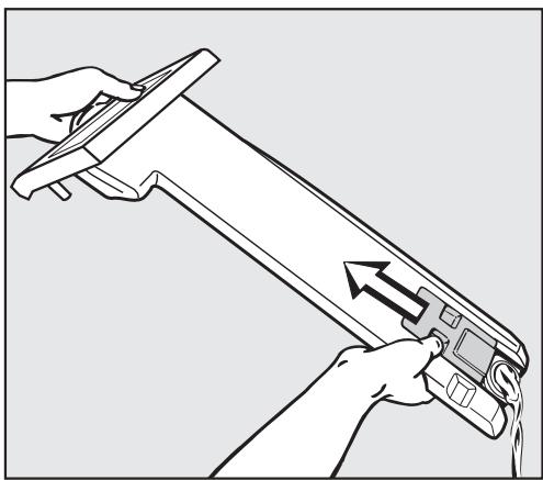 MIELE T 8012 C - Emptying the condensed water container - 2