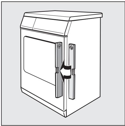 MIELE T 8012 C - Level the dryer - 1