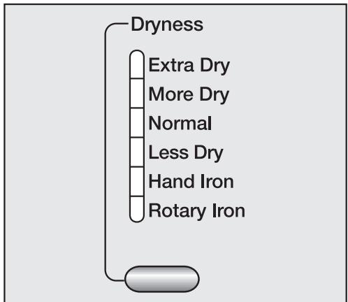 MIELE T 8012 C - Select the dryness level - 1