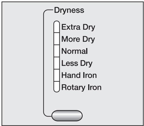 MIELE T 8012 C - Select the dryness level - 1