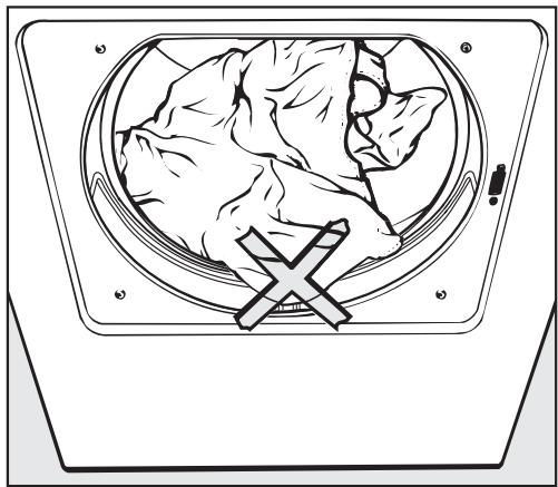 MIELE T 8012 C - Turn on the dryer and load the laundry - 1