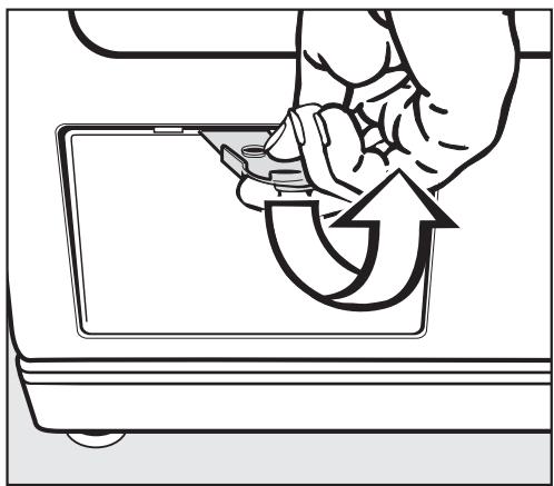 MIELE T 8012 C - Removing the condenser - 1