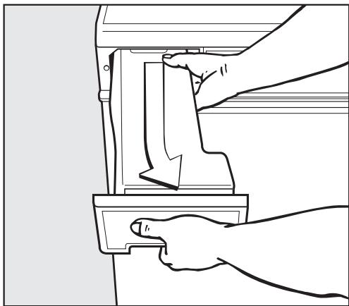 MIELE T 8013 C - Emptying the condensed water container - 1