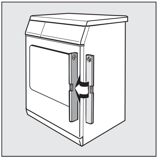 MIELE T 8013 C - Level the dryer - 1