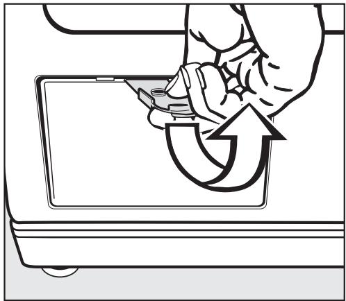 MIELE T 8013 C - Removing the condenser - 1