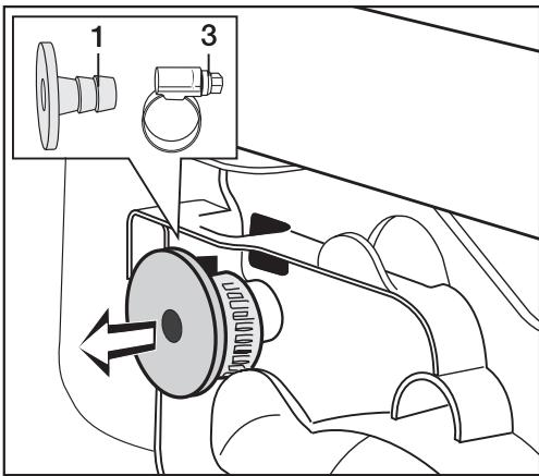 MIELE T 7644 C - Installation conditions requiring a non-return valve - 1
