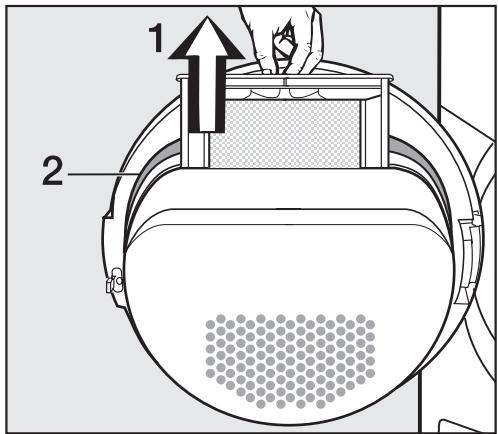 MIELE T 7644 C - Cleaning them whilst dry - 1