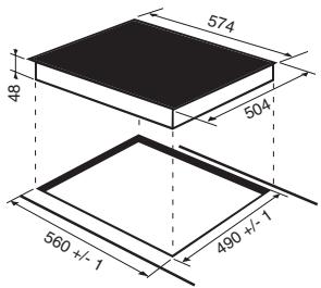 INDESIT VRA641DBS - Inbouw - 2