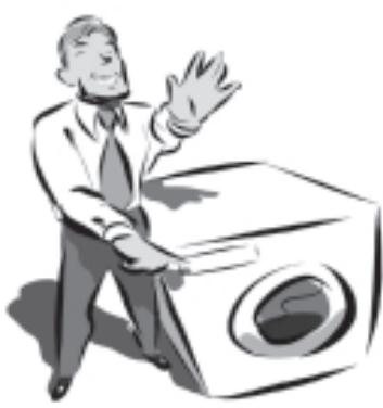 INDESIT W 104 T - Turn this knob clockwise only. - 1