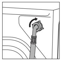 INDESIT W 104 T - Connection to the water mains - 2