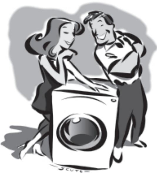 INDESIT W 104 T - Aansluiting van de afvoerslang - 1