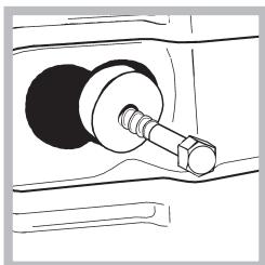 INDESIT WIXXL146 - Situated on either side of the rear panel, BOTH transit bolts MUST be removed before use. - 2