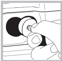 INDESIT WIXXL146 - Situated on either side of the rear panel, BOTH transit bolts MUST be removed before use. - 3