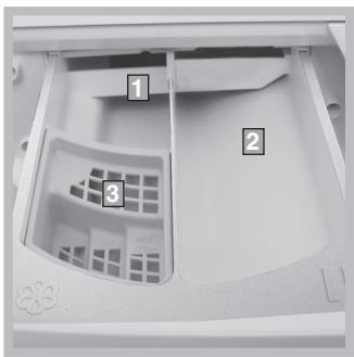 INDESIT WIXXL146 - Detergent dispenser - 1