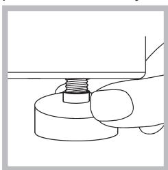 INDESIT WIXXL126 - Wypoziomowanie - 1