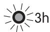 INDESIT IDVA 735, IDVA735, IDVA735, IDVA735FR - "Delay start" indicator light - 2