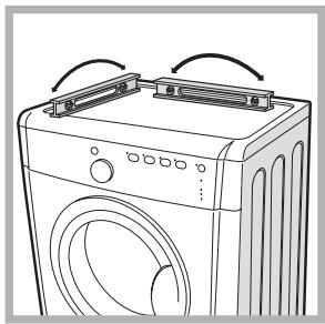 INDESIT IDVA 735, IDVA735, IDVA735, IDVA735FR - Levelling the tumble dryer - 1