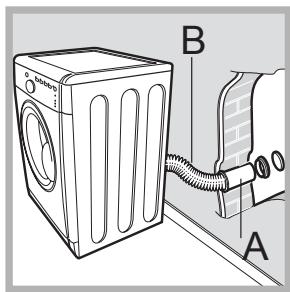 INDESIT IDVA 735, IDVA735, IDVA735, IDVA735FR - Wall ventilation hole - 1