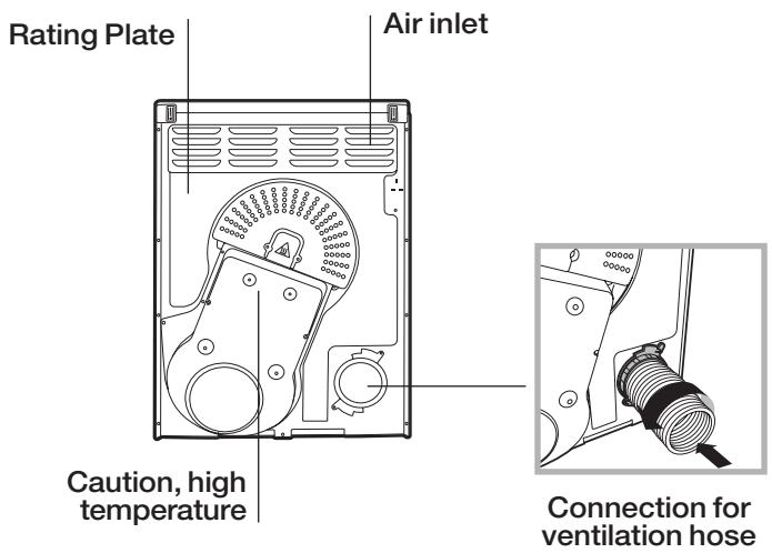 INDESIT IDVA 735, IDVA735, IDVA735, IDVA735FR - Rear side - 1
