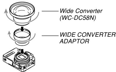 CASIO EX-P600 - Using a Conversion Lens or Filter - 2