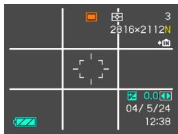 CASIO EX-P600 - Turning the On-screen Grid On and Off - 1