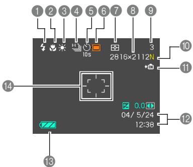 CASIO EX-P600 - Monitor Screen Contents - 1