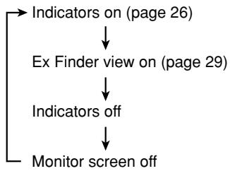 CASIO EX-P600 - Changing the Contents of the Monitor Screen - 1