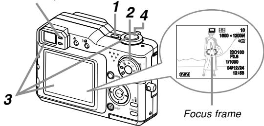 CASIO EX-P600 - To record an image - 1