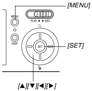 CASIO EX-S3 - Appuyez sur [MENU]. - 1