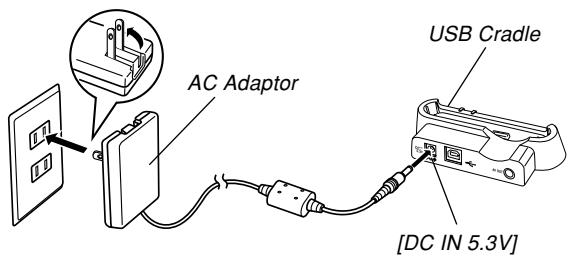 AC Adaptor USB Cradle [DC IN 5.3V]