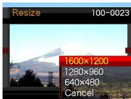 Resize 100-0023 1600x1200 1280x960 640x480 Cancel