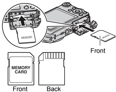 CASIO EXILIM EX-FC100 - Load a memory card. - 1