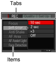 CASIO EXILIM EX-FC100 - ■ Example Menu Screen Operation - 3