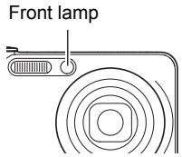 CASIO EXILIM EX-FC100 - [RE] (REC) → [MENU] → REC Tab → AF Assist Light - 1