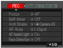 CASIO EXILIM EX-FC100 - ■ Example Menu Screen Operation - 1