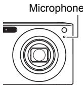 CASIO EXILIM EX-Z100 - Press the shutter button again to stop audio recording. - 1