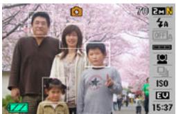 CASIO EXILIM EX-Z100 - To perform a face recognition recording operation (Normal) - 1