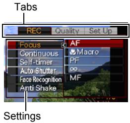 CASIO EXILIM EX-Z100 - ■ Example Menu Screen Operation - 3