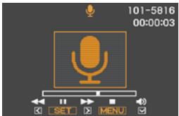 CASIO EXILIM EX-Z2 - To play back an audio recording - 1