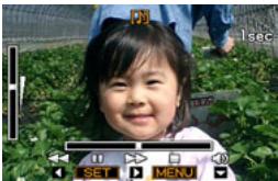 CASIO EXILIM EX-Z2 - Press [SET] to start playback. - 1