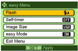 CASIO EXILIM EX-Z2 - Use [▲] and [▼] to select the menu item you want, and then press [SET]. - 1