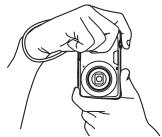 CASIO EXILIM EX-Z2 - Holding the Camera Correctly - 2