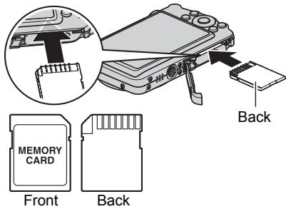 CASIO EXILIM EX-Z2 - Load a memory card. - 1