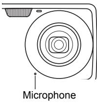 CASIO EXILIM EX-Z2 - Press the shutter button again to stop audio recording. - 1
