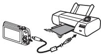 CASIO EXILIM EX-Z2 - Connecting Directly to a PictBridge Compatible Printer - 1
