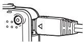 CASIO EXILIM EX-Z20 - Turn off the camera and then use the USB cable that comes with the camera to connect it to your Macintosh. - 2